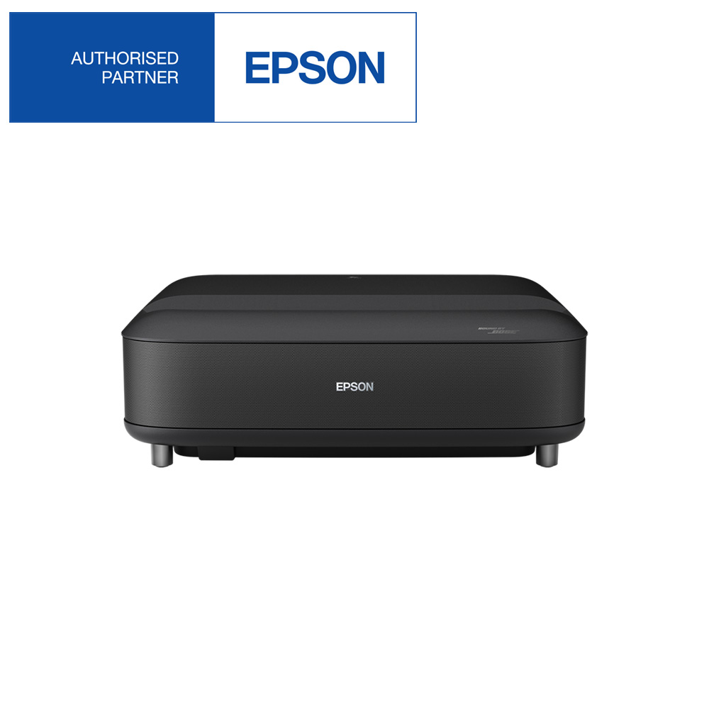 Epson EH-LS670B 4K PRO-UHD ultra short throw laser projector with Google TV and Sound by Bose installed by AOE Singapore