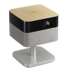 Epson EF-72 portable smart projector with wooden finish